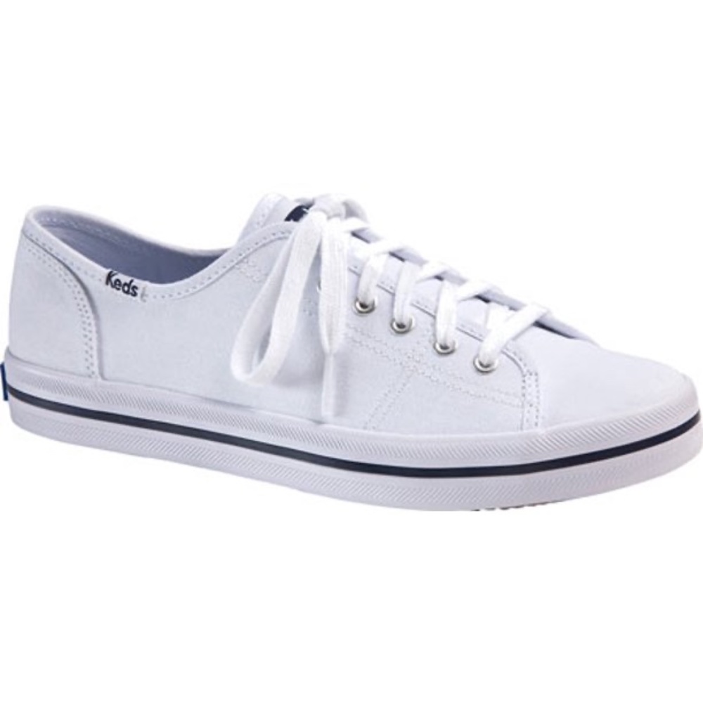 NWOT Women's Keds Kickstart Sneaker White Canvas 8.5 M